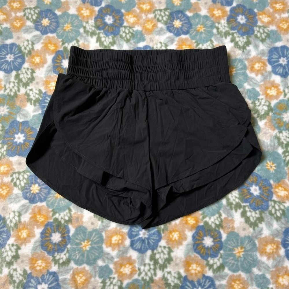 Baleaf black athletic shorts with built-in liner women's small NWT